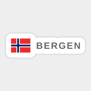 Bergen Norway Sticker